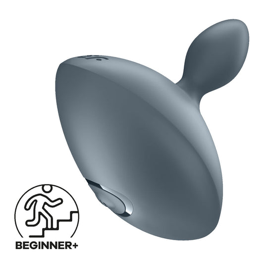 Satisfyer Booty Absolute Beginners 4 - Vibrating Butt Plug - Grey