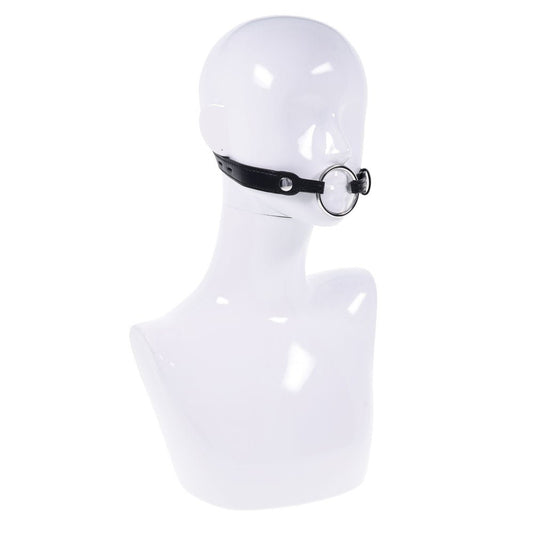 Edge Interchangeable Ring Mouth Gag - Black
