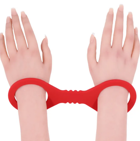 Sex & Mischief Amor Small Red Silicone Cuffs
