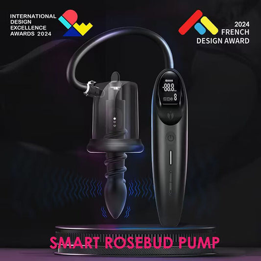 LuvPump RosCup Pro Smart Rosebud Pump - Anal Pump with Vibrating Probe