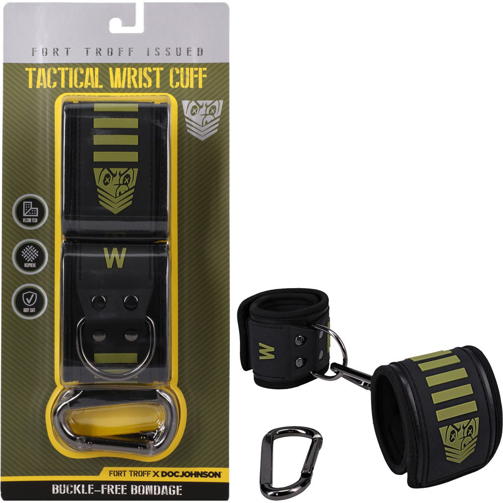 Fort Troff - Tactical Wrist Cuffs Black/Green