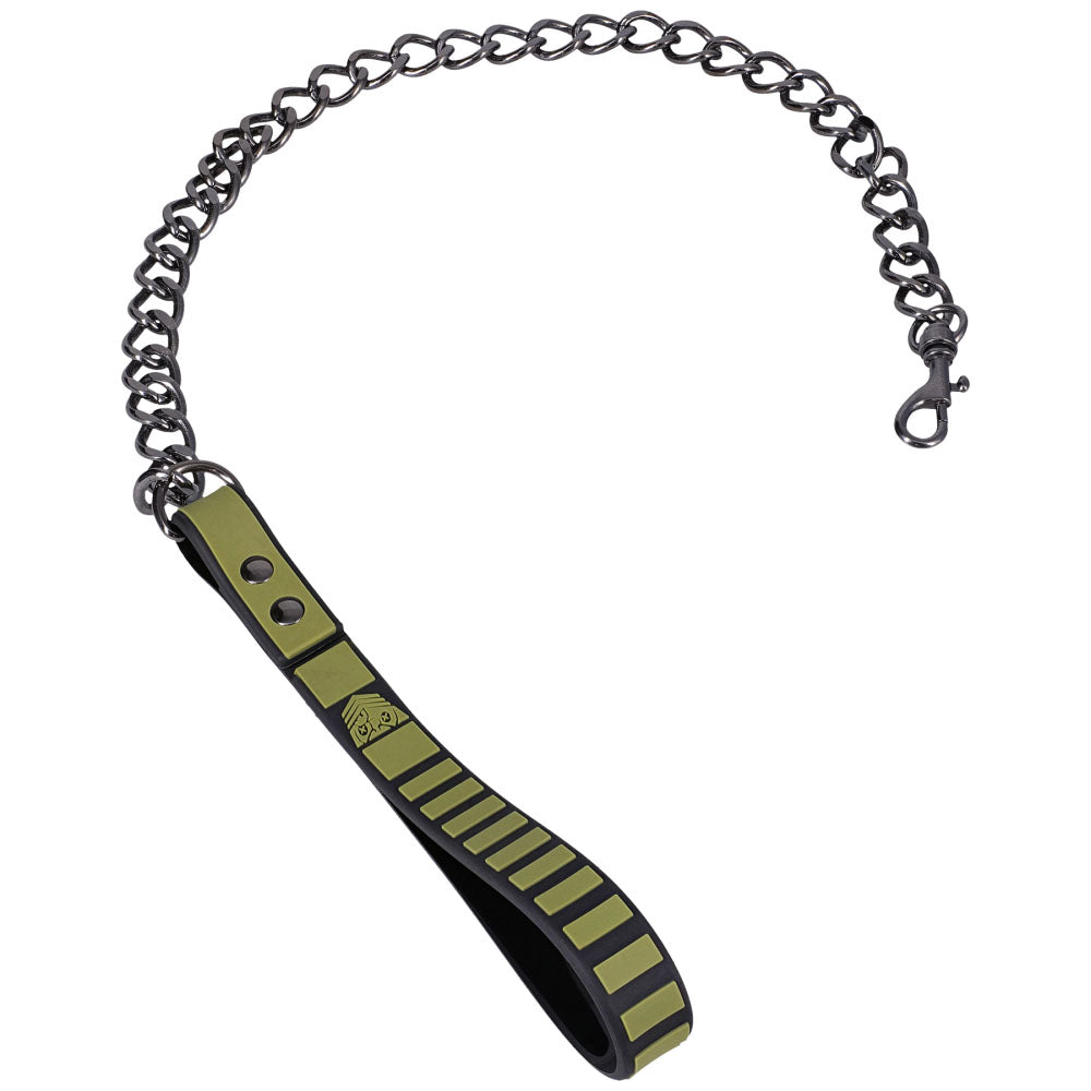 Fort Troff - Tactical Collar & Leash - Black/Green