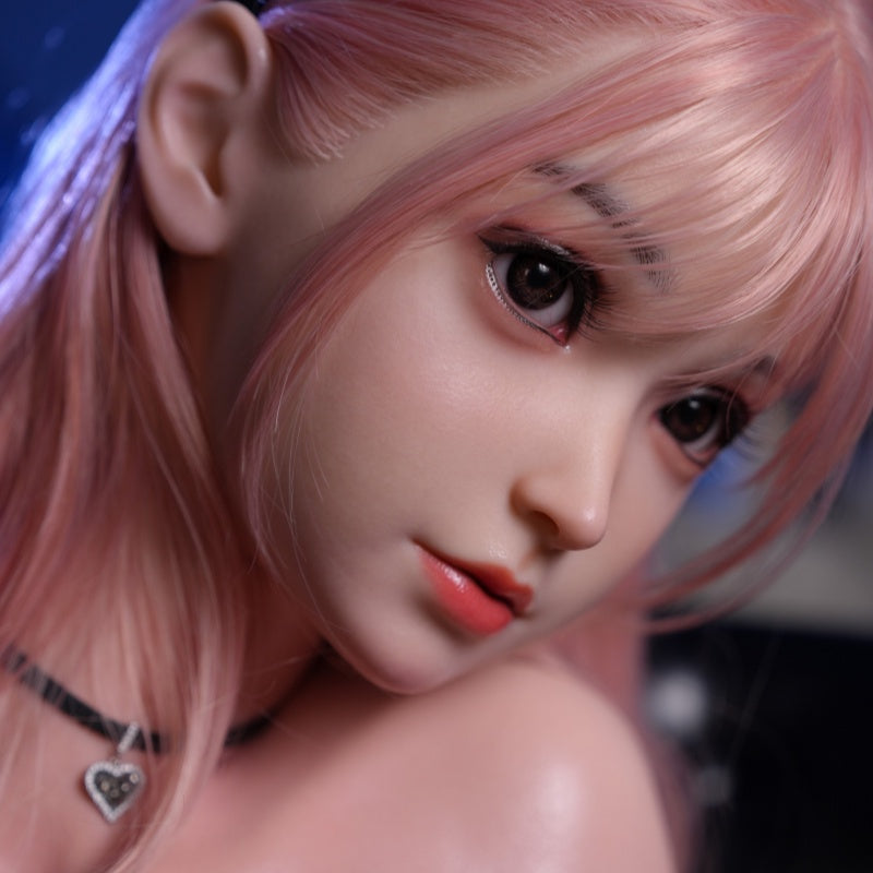 Luna Blackpaw - Poupée sexuelle Cat-Girl chaude de 148 cm avec B-Cups, look cuir et poses flexibles