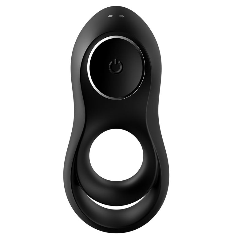 Satisfyer Legendary Duo - Black Cock & Balls Ring