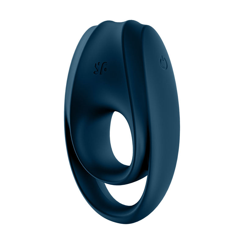 Satisfyer Incredible Duo - Dark Blue Cock & Balls Ring