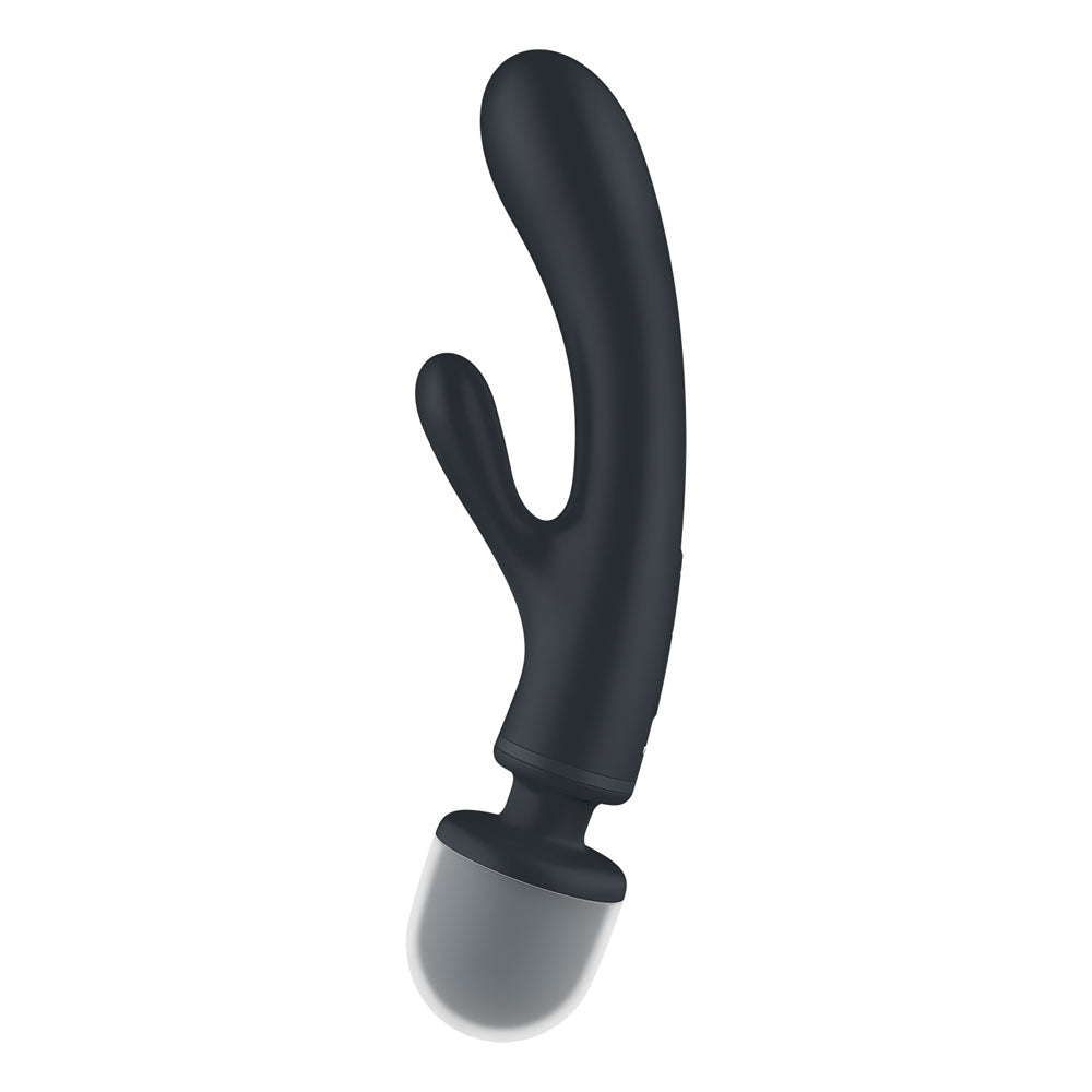 Satisfyer Triple Lover - Rabbit Vibrator and Massage Wand - Grey