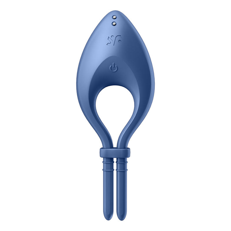 Satisfyer Bullseye - Blue - Vibrating Adjustable Lasso Cock Ring