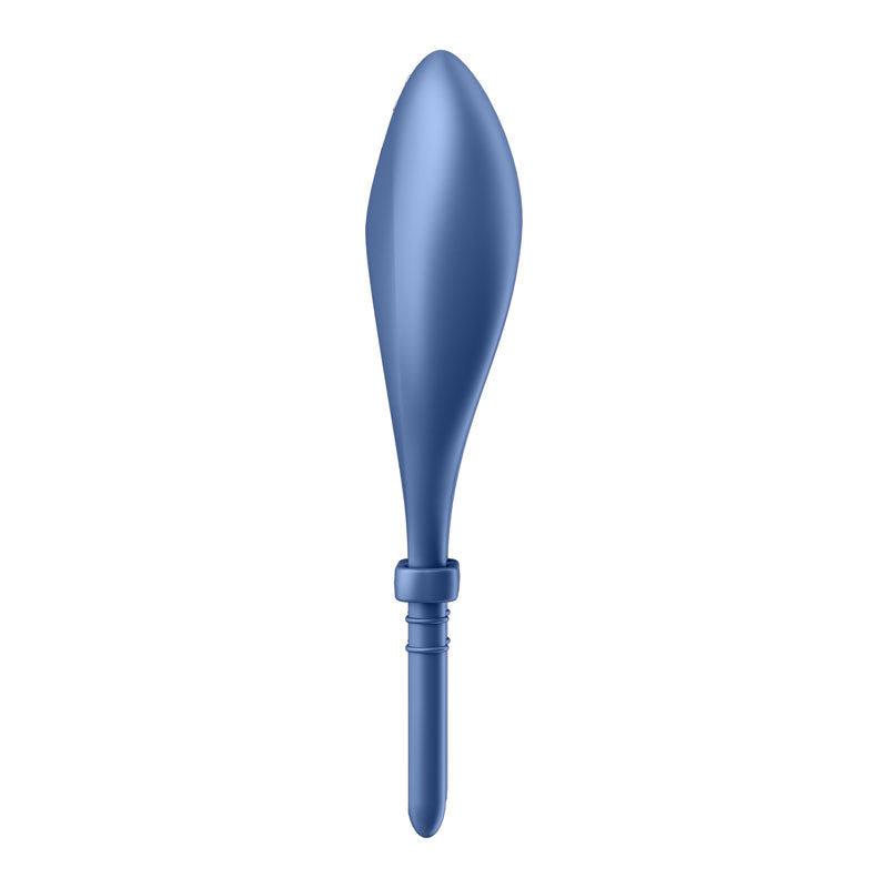Satisfyer Bullseye - Blue - Vibrating Adjustable Lasso Cock Ring