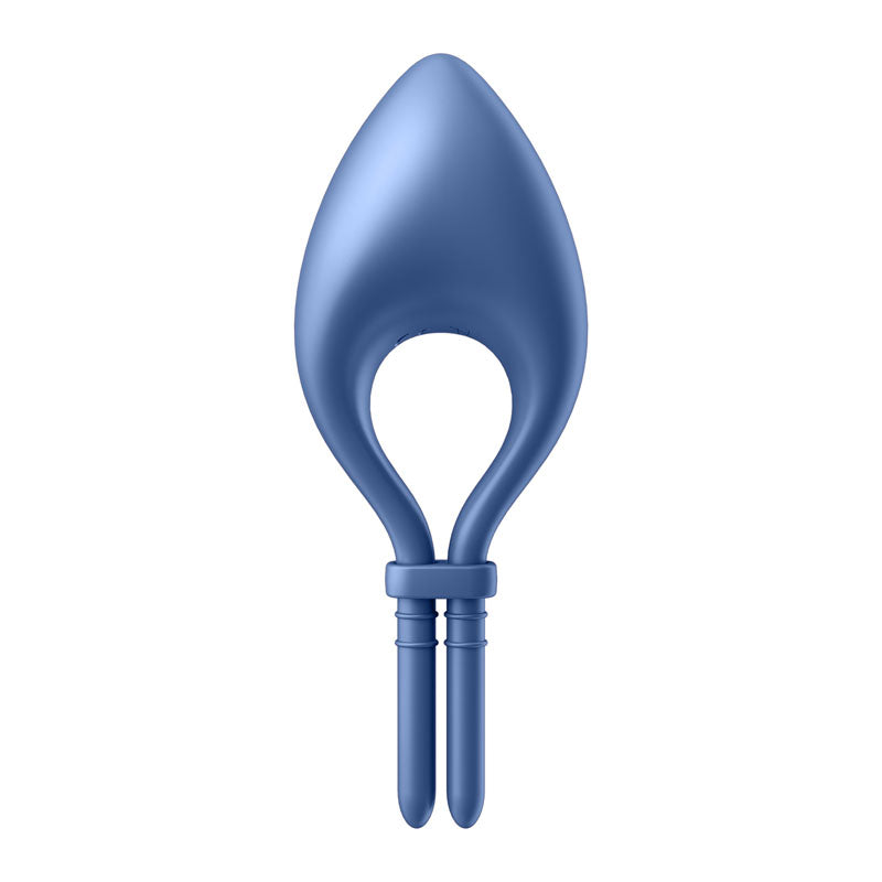 Satisfyer Bullseye - Blue - Vibrating Adjustable Lasso Cock Ring