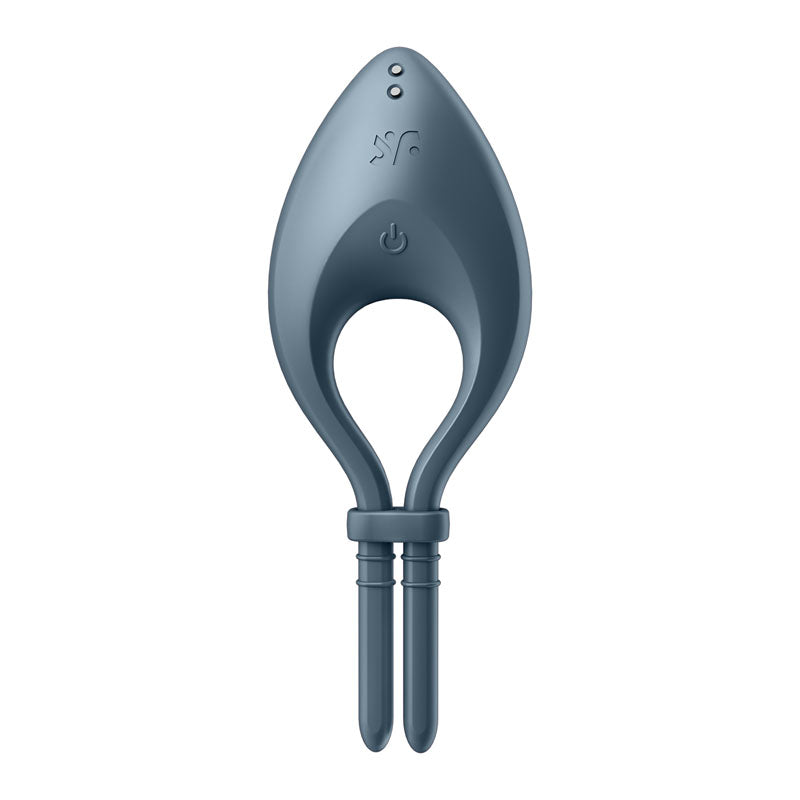 Satisfyer Bullseye - Navy - Vibrating Adjustable Lasso Cock Ring