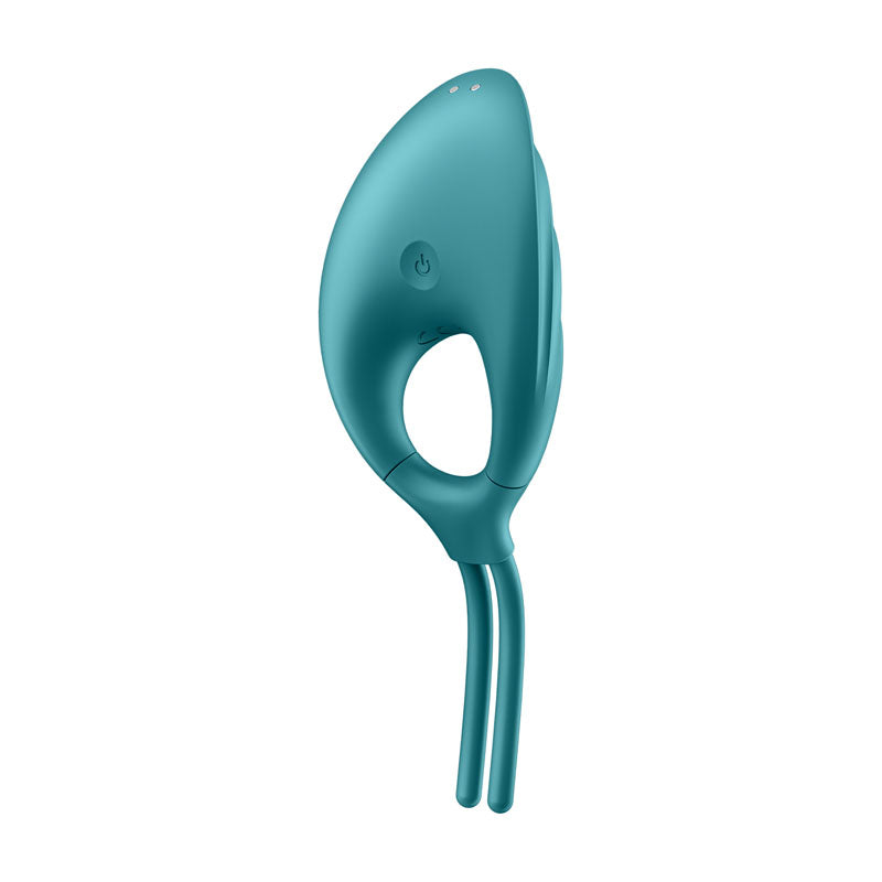 Satisfyer Swordsman - Cam Green - Vibrating Adjustable Lasso Cock Ring