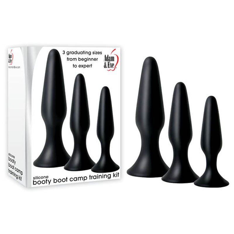 Adam & Eve Booty Boot Camp Training Butt Plug Kit