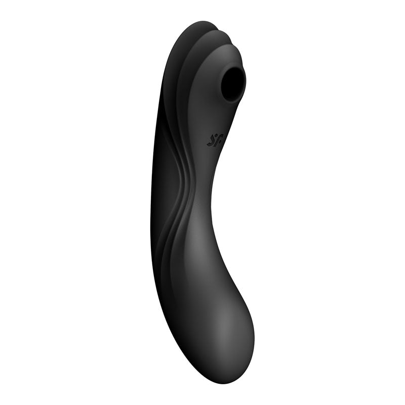 Satisfyer Curvy Trinity 4 - Black - Air Pulse Stimulator & Vibrator