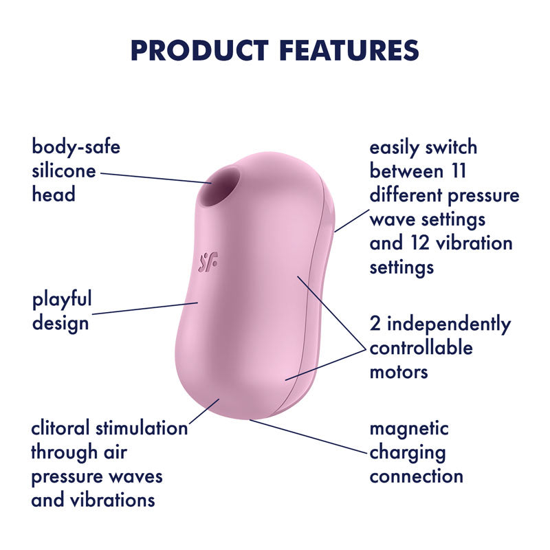 Satisfyer Cotton Candy Air Pulsation Stimulator - Lilac