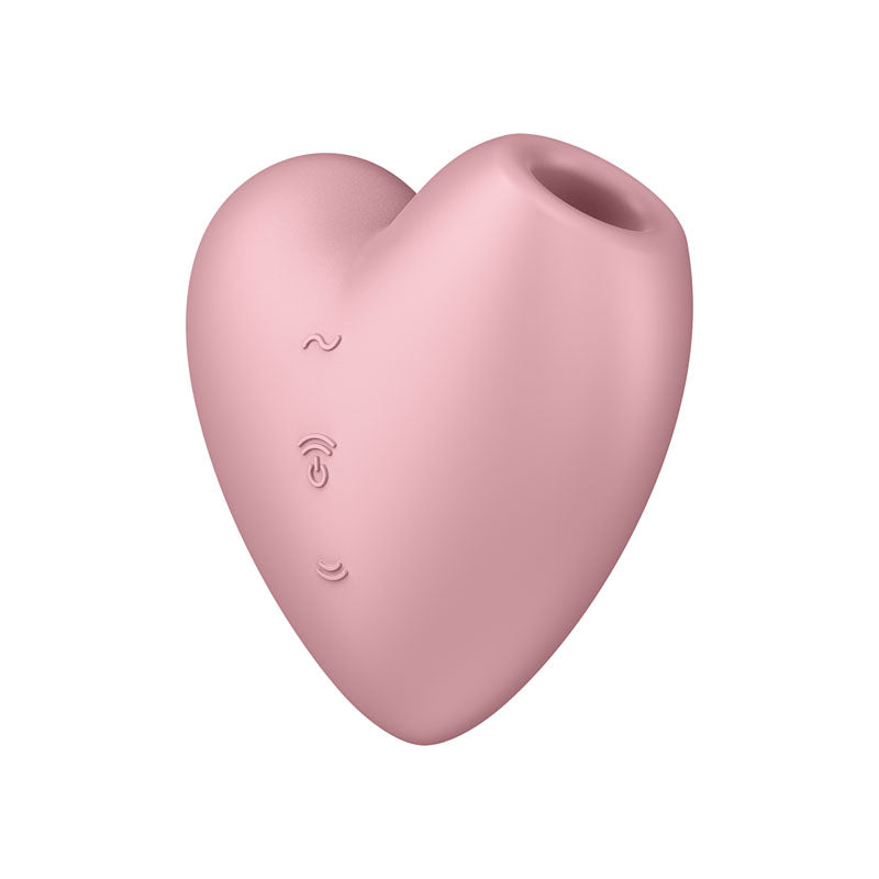 Satisfyer Cutie Heart - Light Red - Air Pulsation Stimulator with Vibration