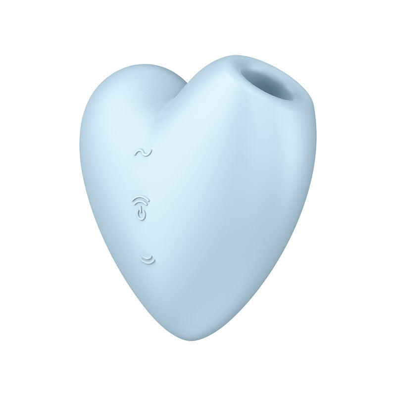 Satisfyer Cutie Heart - Blue - Air Pulsation Stimulator with Vibration