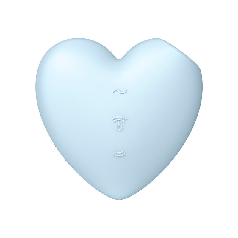 Satisfyer Cutie Heart - Blue - Air Pulsation Stimulator with Vibration