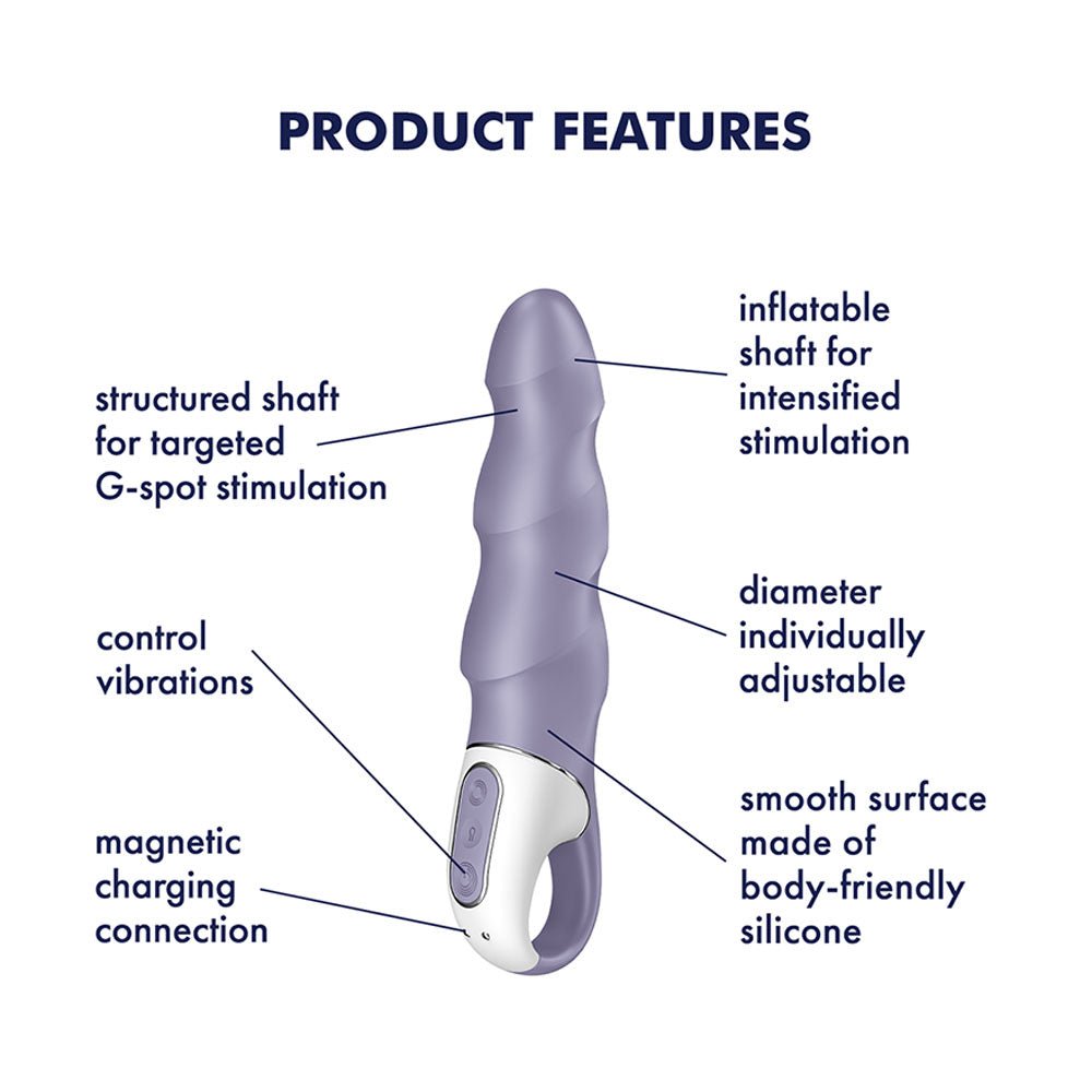 Satisfyer Air Pump 1 - Inflatable Vibrator - Lilac