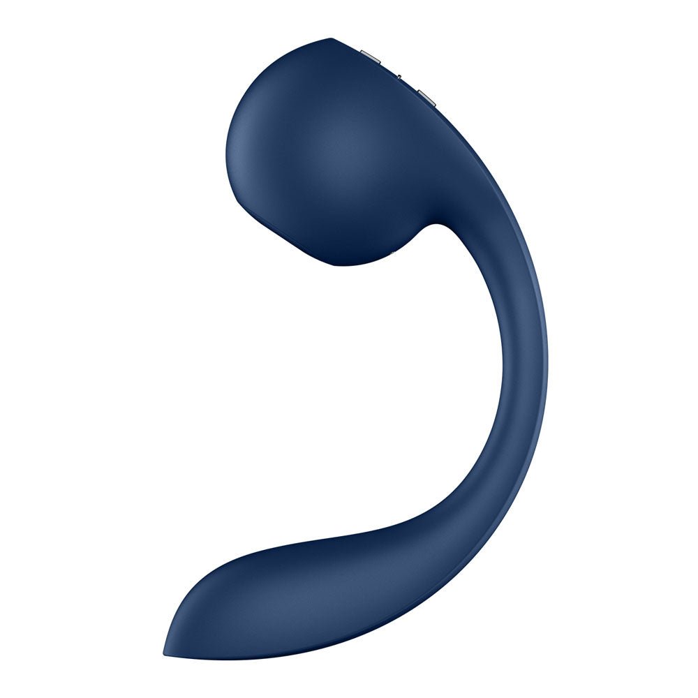 Satisfyer Pro+ Wave 4 - Vibrator with Air Pulse + App Control - Blue