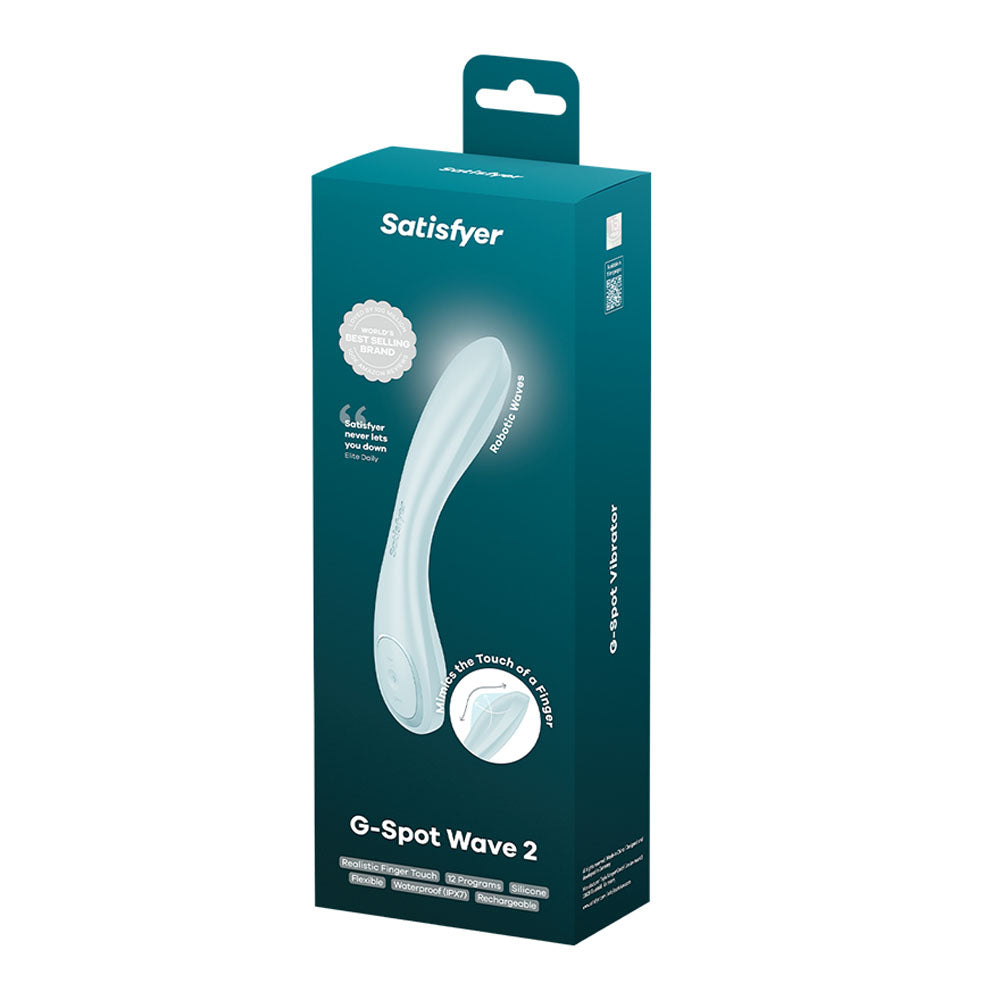Satisfyer G-Spot Wave 2 - Flicking Tip Vibrator - Ice Blue