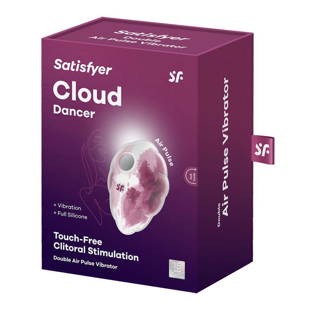 Satisfyer Cloud Dancer - Vibrating Air Pulse Stimulator - Red