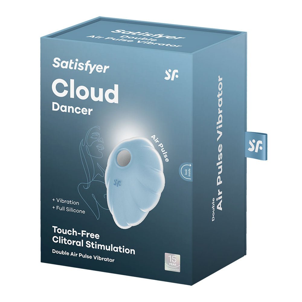 Satisfyer Cloud Dancer - Vibrating Air Pulse Stimulator - Blue