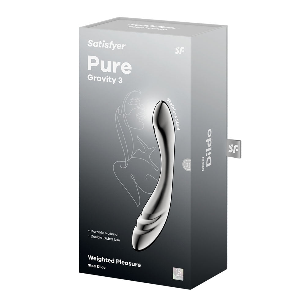 Satisfyer Star Force 2 - Chrome Steel 8.5 Inch Dildo