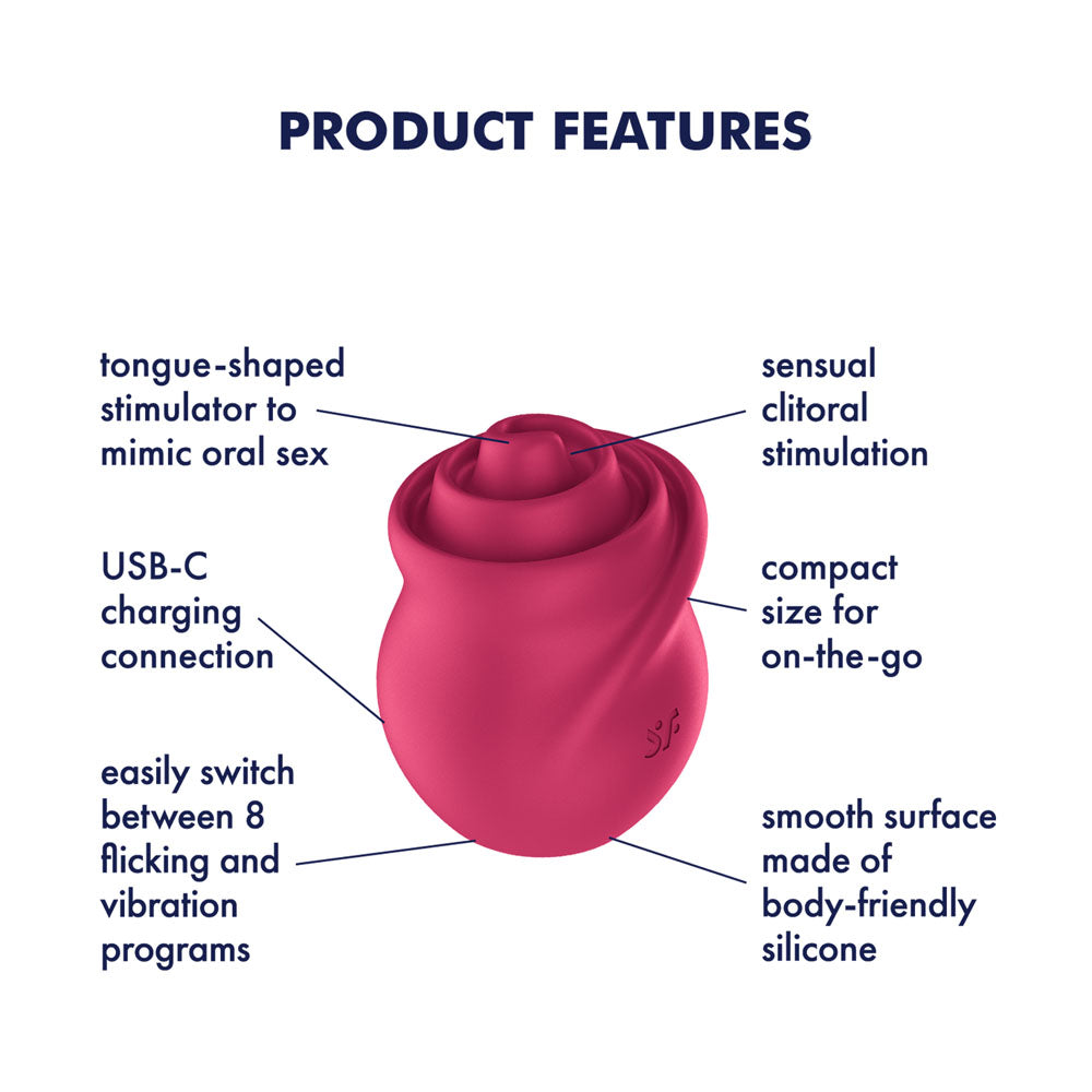 Satisfyer Tongue Twister Stimulator - Pink
