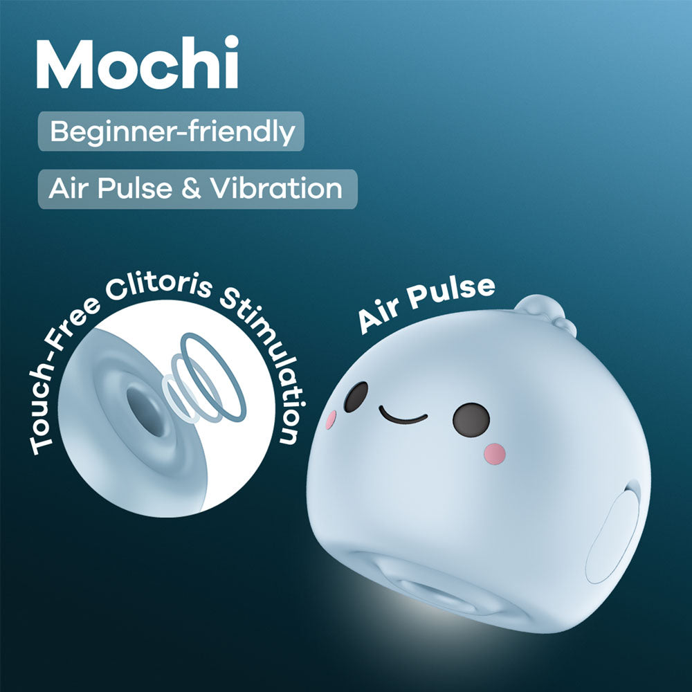 Satisfyer Mochi Air Pulse Stimulator - Frost Blue