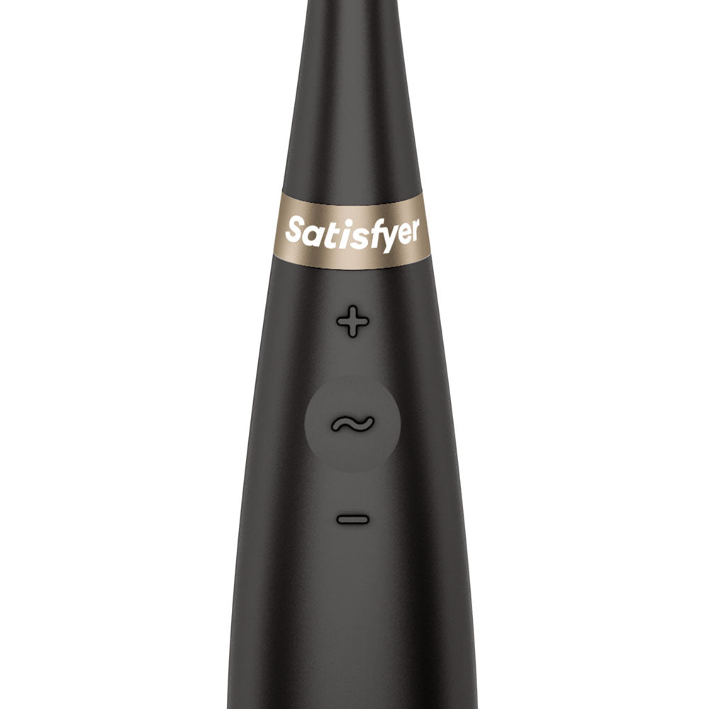 Satisfyer Tip Tease - Vibrator with Twirling Tip - Black