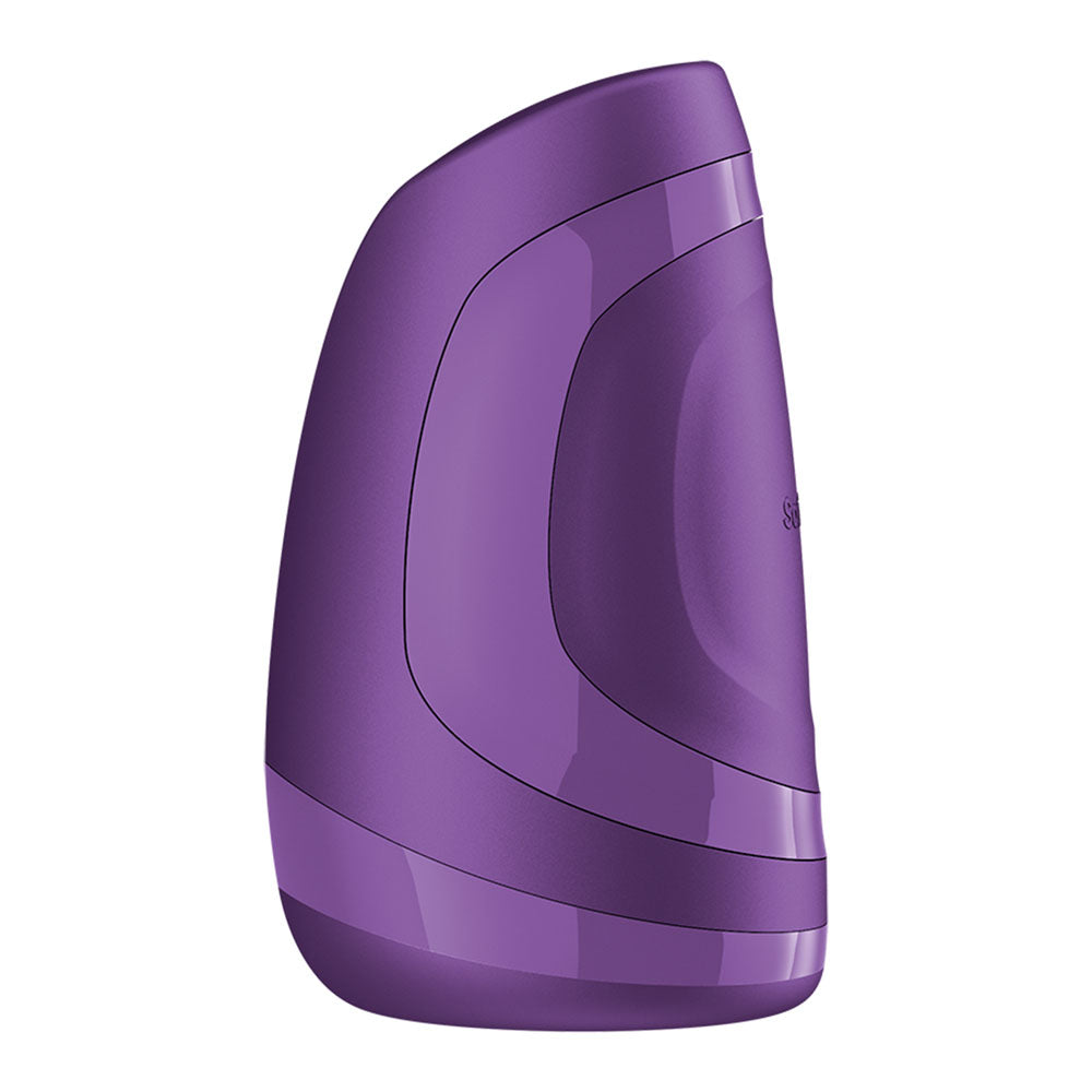 Satisfyer Men Heat Vibration - Battery Series - Purple Heating Masturbator