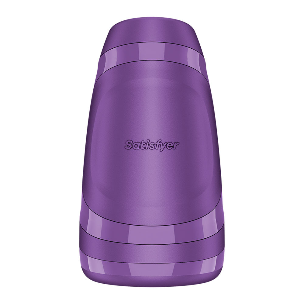 Satisfyer Men Heat Vibration - Battery Series - Purple Heating Masturbator