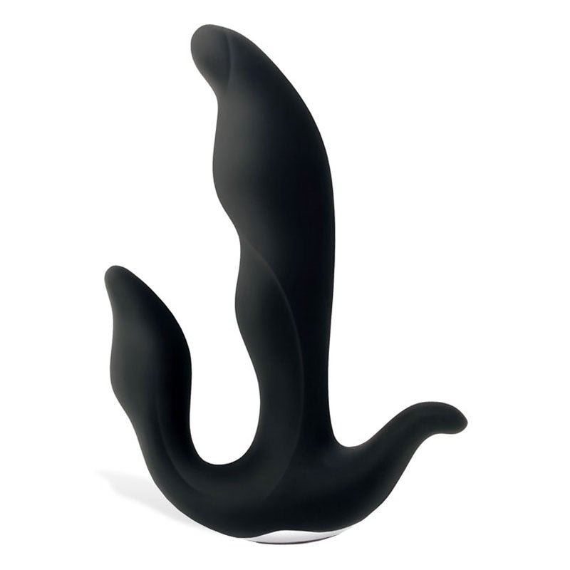 Adam & Eve 3-Point Vibrating Prostate Massager - Black