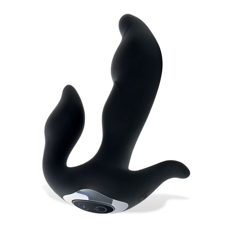 Adam & Eve 3-Point Vibrating Prostate Massager - Black