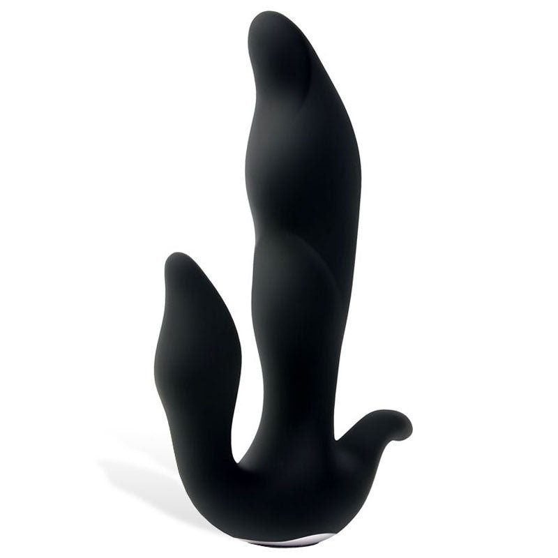 Adam & Eve 3-Point Vibrating Prostate Massager - Black