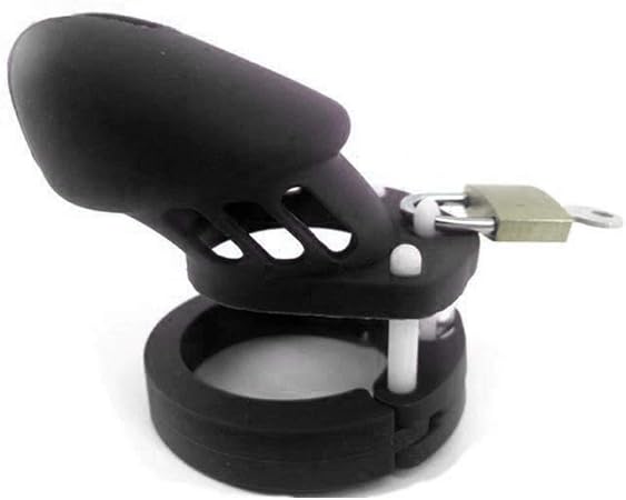 Chastity Belt - Made of Silicone with Lock Hypoallergenic