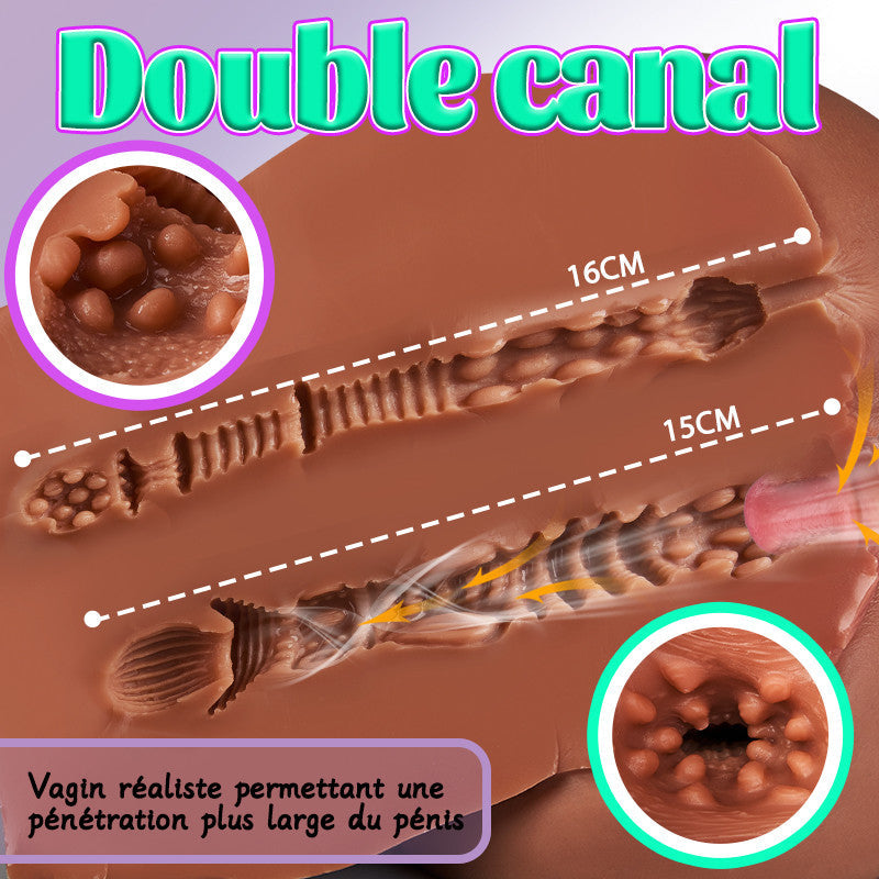 Amina — Moule déesse au gros cul brun foncé de 10 kg – plein et rond, profond dans le désir !