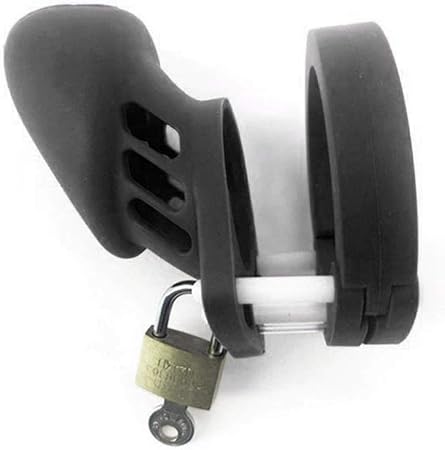 Chastity Belt - Made of Silicone with Lock Hypoallergenic