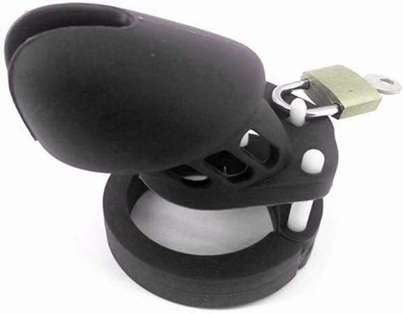 Chastity Belt - Made of Silicone with Lock Hypoallergenic