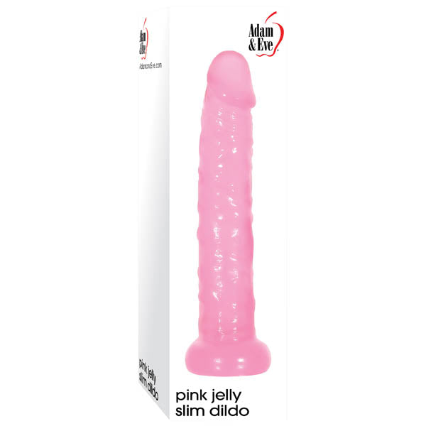 Adam & Eve Jelly Slim 5 Inch Dildo - Pink