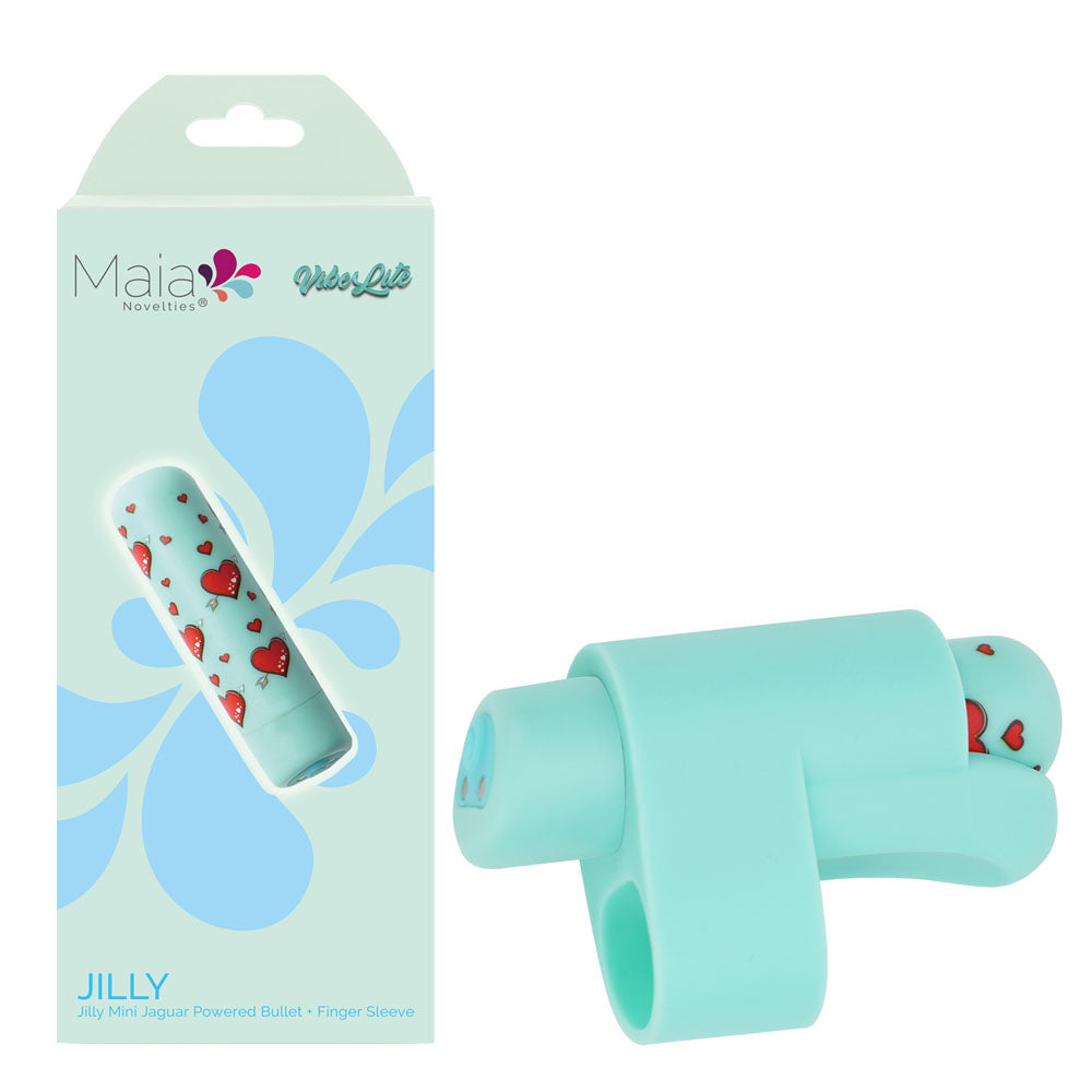 Maia Jilly Powerful Finger Bullet Stimulator - Teal