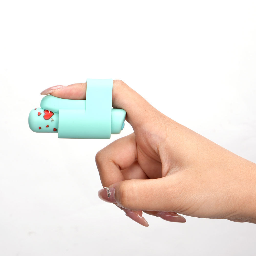 Maia Jilly Powerful Finger Bullet Stimulator - Teal