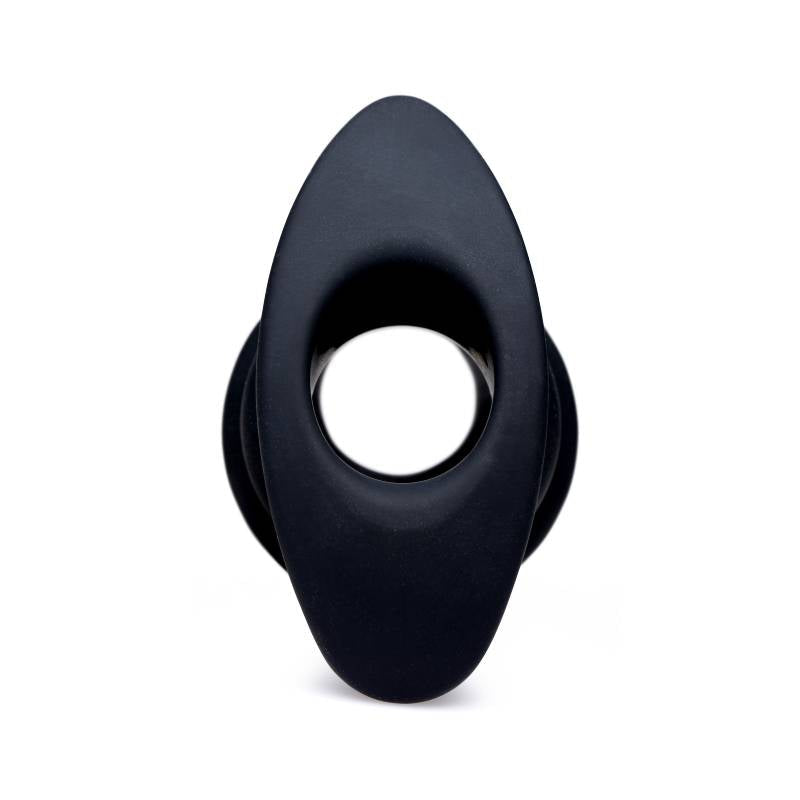 Master Series Hive Ass Tunnel - Black Medium Hollow Butt Plug
