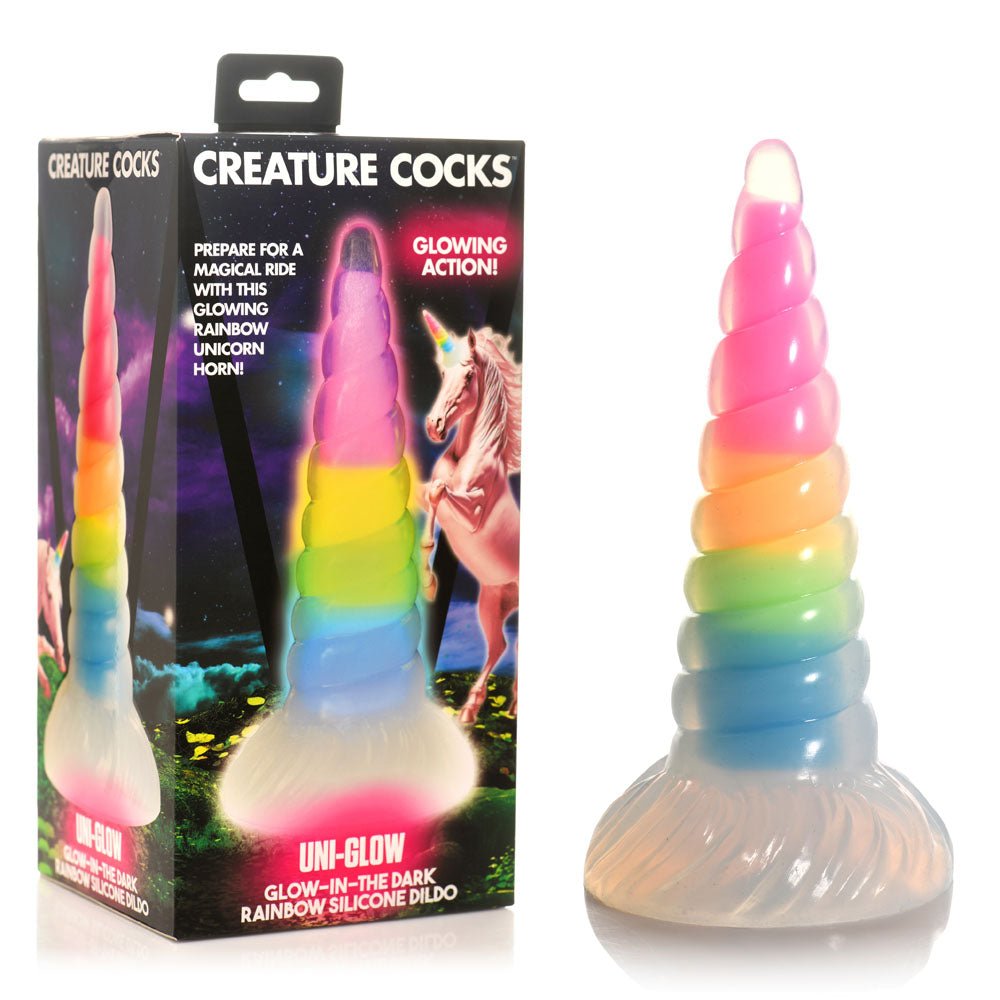Creature Cocks Uni-Glow - Unicorn Fantasy Dildo