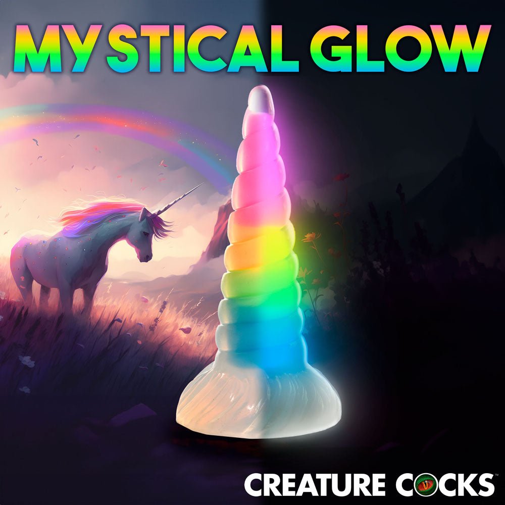 Creature Cocks Uni-Glow - Unicorn Fantasy Dildo