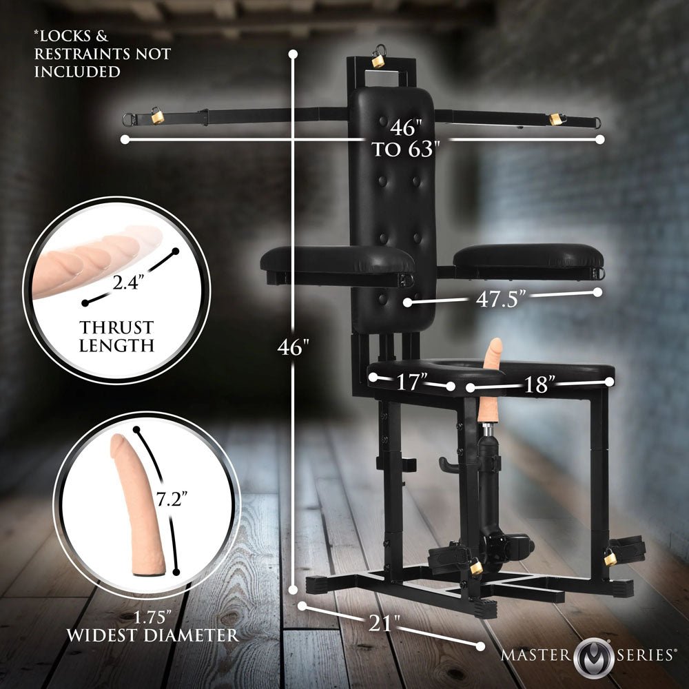 Master Series Enforcer Chair with Sex Machine