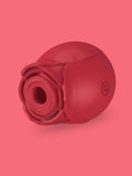 Viral Silicone Rose Suction Vibrator for Men & Women | Rechargeable Waterproof Massager