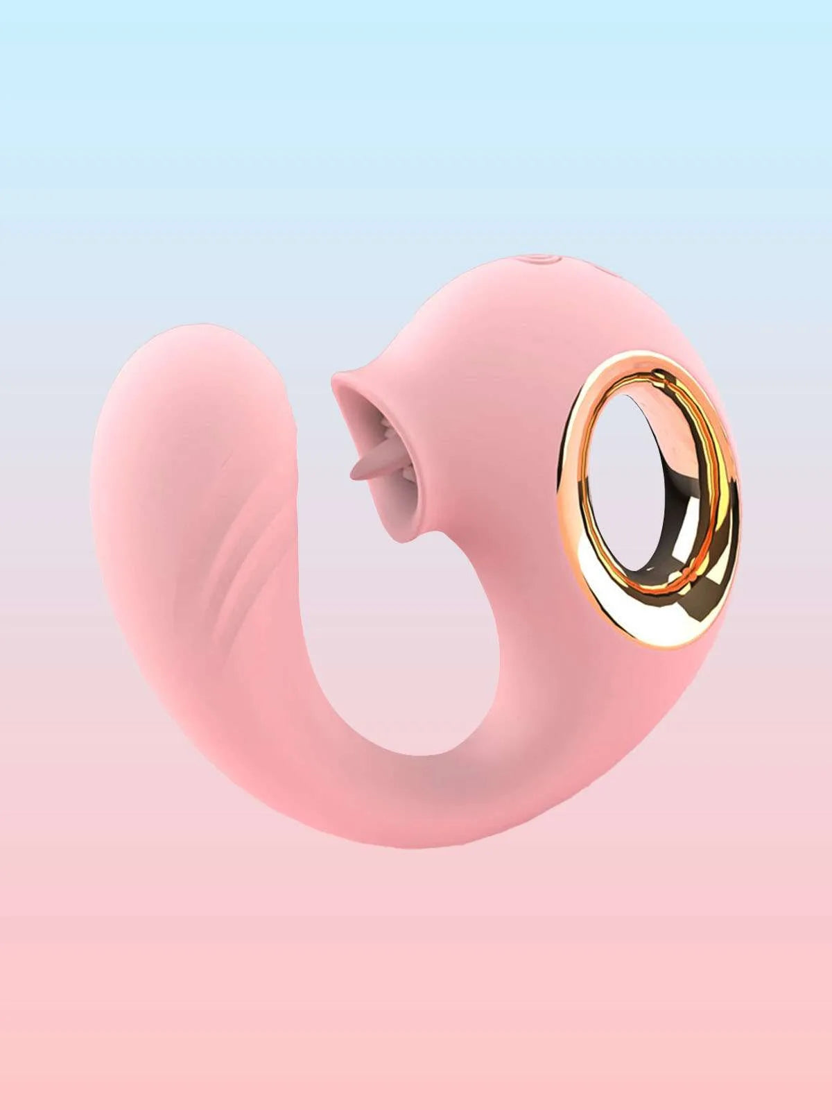 C-Curve Rhythmic Lapping Massager – Dual Motor Silicone Stimulator