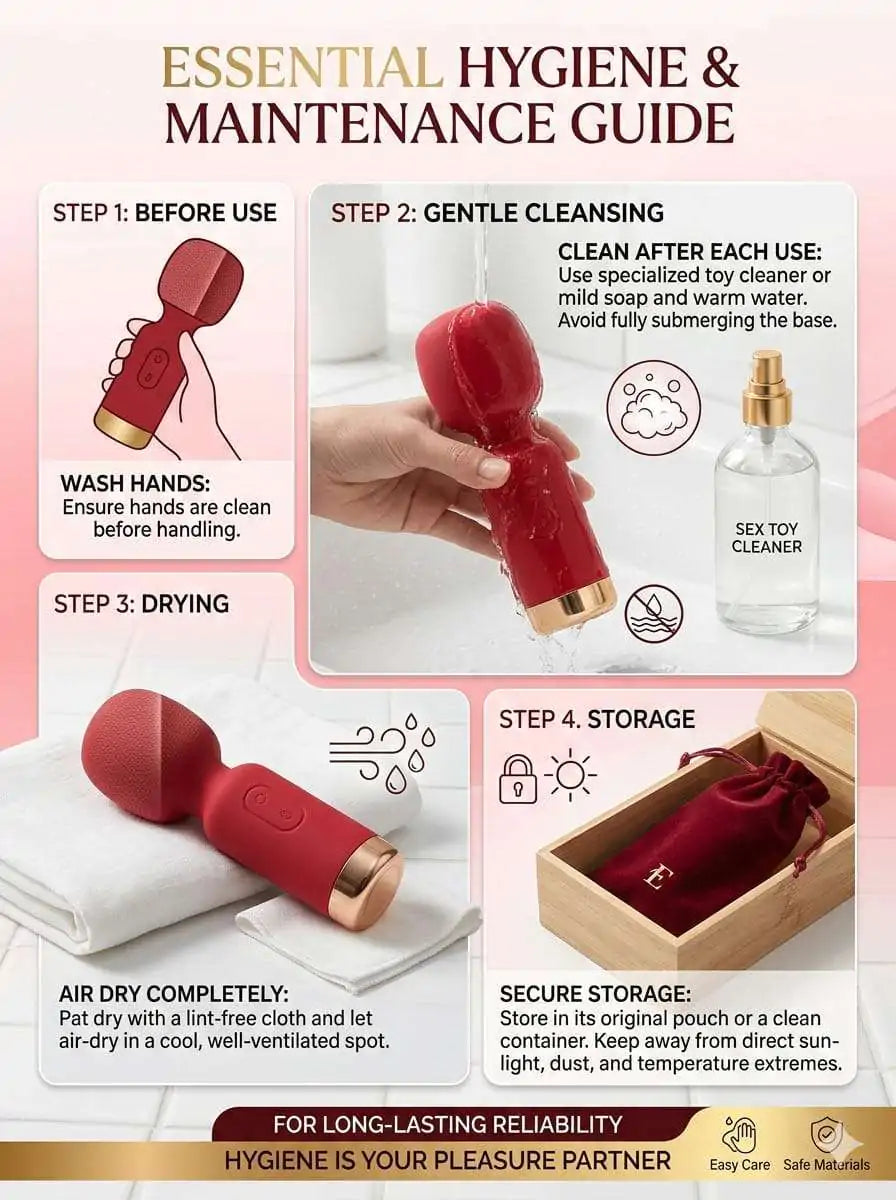 Powerful AV Wand Massager | Waterproof & Silicone