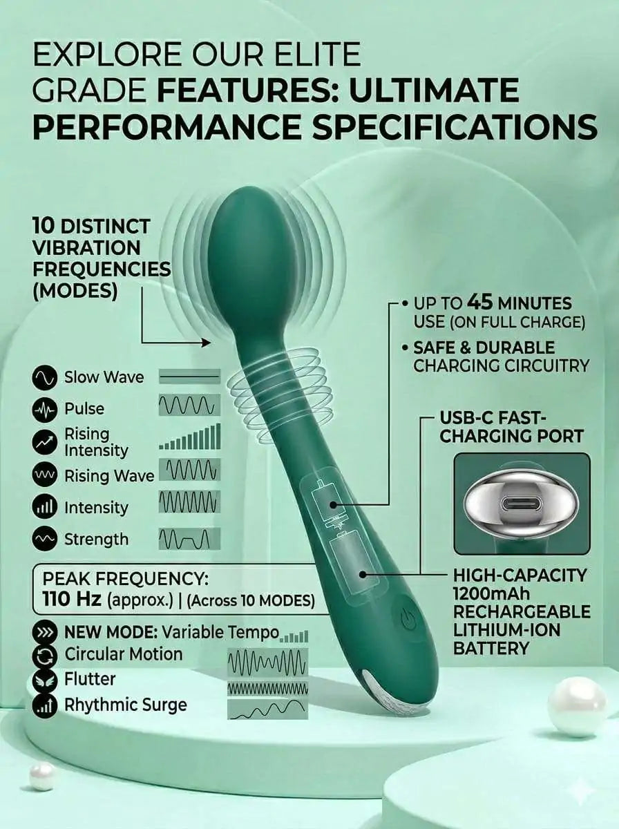 Silent Premium Silicone Vibrator